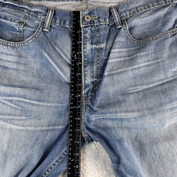 LEVI'S 559 Relaxed Straight Jeans Men Size 38x30 (Fits 38x24) Med Wash Denim - Picture 9 of 10